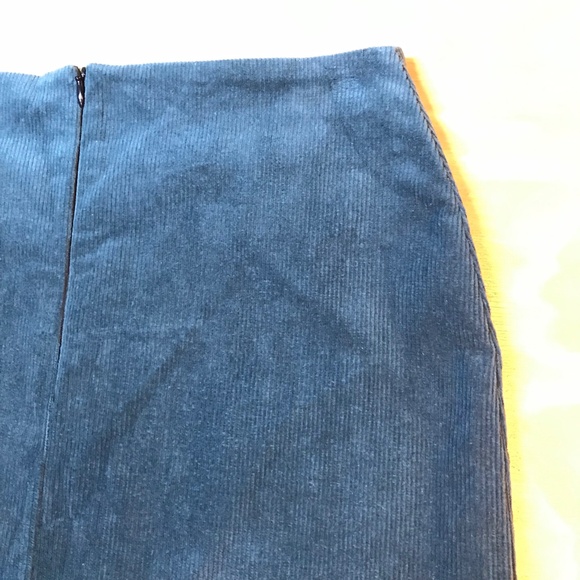 Simplee’s Pencil Skirt Corduroy BerryGo Bodycon Luxury Floral Embroidered Small - Picture 14 of 16